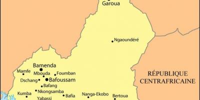 Peta douala Kamerun