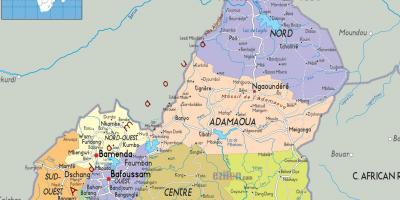 Kamerun peta kawasan
