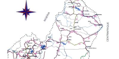 Peta Kamerun jalan